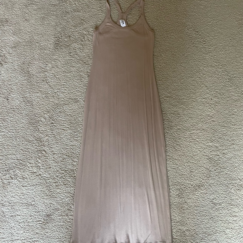 LNA Pink Maxi Tank Dress